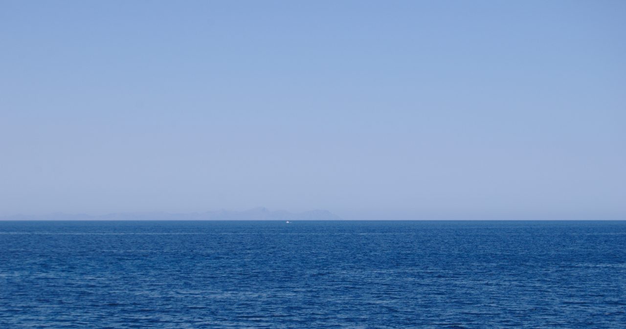 Vista de Mallorca desde el mar